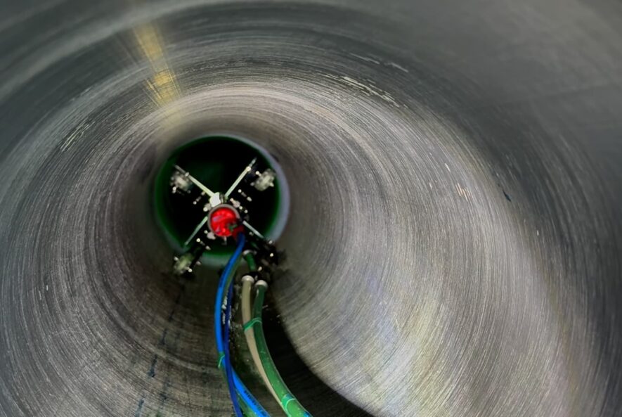 Reparar tuberías de gran diámetro